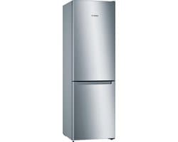 Bosch KGN33NLEB - Serie 2 - Koelkast - Koel-vriescombinatie - Total No Frost - nooit meer ontdooien- Perfect Fit: zet je koelkast strak tegen de wand of in een nis - RVS