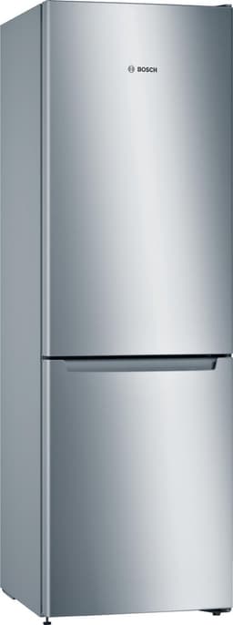 Bosch KGN33NLEB - Serie 2 - Koelkast - Koel-vriescombinatie - Total No Frost - nooit meer ontdooien- Perfect Fit: zet je koelkast strak tegen de wand of in een nis - RVS — thumbnail 1