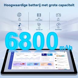 Hotlight A7 - Android 15 Tablet - 11 inch - 16(4+12)GB RAM/128GB ROM– 6800mAh - Wit — thumbnail 8