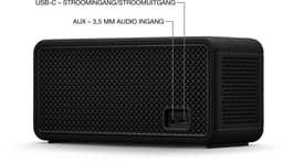 Marshall Middleton II - Portable speaker - Black & Brass — thumbnail 8