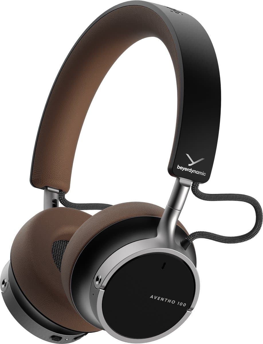 Aventho 100 Bluetooth On-Ear Headphones, brown — afbeelding 1