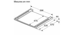 wit superp + tabl kit sl wtr/wtx - bosch - WTZ27500 — thumbnail 2