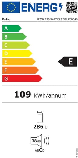 Beko RSSA290M41WN - Koelkast - 282 liter — thumbnail 9