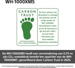 Sony WH-1000XM5 - Draadloze koptelefoon met Noise Cancelling - Zwart — thumbnail 12