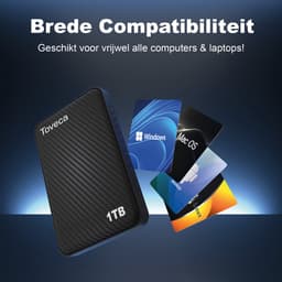 Toveca Externe harde schijf 1 TB - USB 3.0 Harde schijf extern - HDD — thumbnail 2