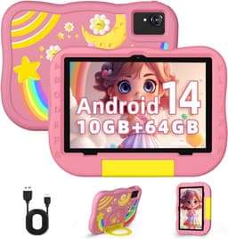 DailySupplies® Kindertablet Vanaf 3 Jaar - Tablet Kinderen - Kinderspeelgoed - Roze — thumbnail 6