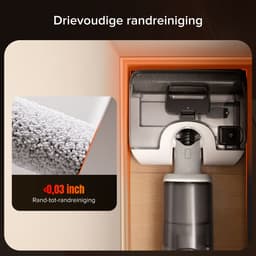 Roborock F25 GT-Vloerreiniger-Nat Droog Stofzuiger-draadloos-Elektrische dweil-20000 Pa-180° platliggend-90 °C Hoge temperatuur Sneldrogend-Zelfreiniging-Anti-Klits Rol voor Huisdierhaar-Randreiniging — thumbnail 4