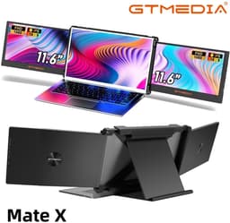 GTMEDIA - Portable Monitor Triple - Portable Monitor Laptop - Portable Monitoren - 11.6'' - 1920*1080 IPS FHD - Plug & Play — thumbnail 1