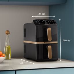 Philips 4000 series Dual-Stacked Dubbele Airfryer - NA462/70 - 10L - 6 programma's — thumbnail 2