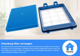 Kleanburg® - Geschikt voor Philips PowerPro Ultimate en 9000-serie - 1 Filter — thumbnail 5