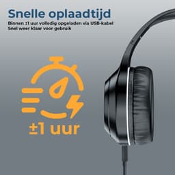 Denver Bluetooth Koptelefoon - Active Noise Canceling - Draadloos - Handsfree Bellen - BTN211 - Model 2026 — thumbnail 7