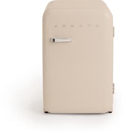 CREATE - Koelkast in retrostijl - Zand - Handvat Zilver - FRIDGE RETRO 107L — thumbnail 1