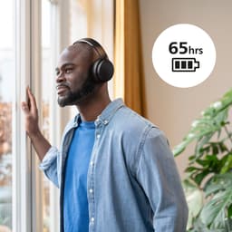 PHILIPS TAH5209BK lichtgewicht On Ear draadloze Bluetooth Headphones met Passive Noise Isolation - 65 uur afspeeltijd, natuurlijk geluid, heldere gesprekken, dynamische bass, 2 uur USB-laden - Zwart — thumbnail 7