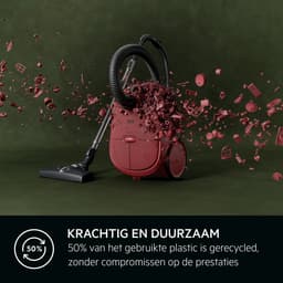AEG AB61C3CR 6000 serie - Stofzuiger met zak - 650W Rood/Zwart — thumbnail 2