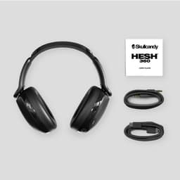 Skullcandy Hesh 360 Wireless Koptelefoon – Over-Ear Hoofdtelefoon – 100 Uur Batterijduur – Snellaadfunctie – Draadloos – Zwart — thumbnail 8