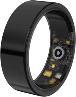 Lacardia Smart ring - Slimme ring - Zwart - Maat 11 - Beschikbaar voor android en IOS - Eigen app - Unisex voor Dames & Heren — thumbnail 1