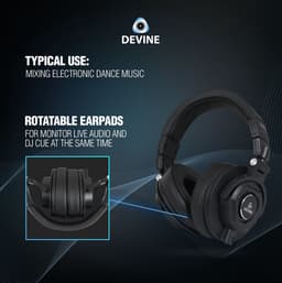 Devine PRO 950 DJ-hoofdtelefoon — thumbnail 13