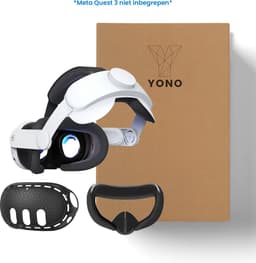 YONO Elite Strap Set geschikt voor Meta Quest 3 - Hoofdband Case met Covers - Oculus Hoofdkussen Cover VR Bril - Accessoires — thumbnail 10