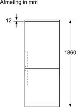 Bosch KGN362LBF - Serie 4 - Koel-vriescombinatie - Total no Frost; Nooit meer ontdooien - VitaFresh XXL 0°C: houd etenswaren langer vers met extra ruime vershoudlades- Energielabel B - RVS look — thumbnail 10