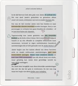 Kobo Libra Colour - E-reader - 7 inch kleurenscherm - 32GB - Luisterboeken - Wit — thumbnail 1