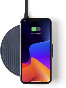 Lexon Design OSLO Energy + QI Charger Speaker - Dark Blue — thumbnail 2