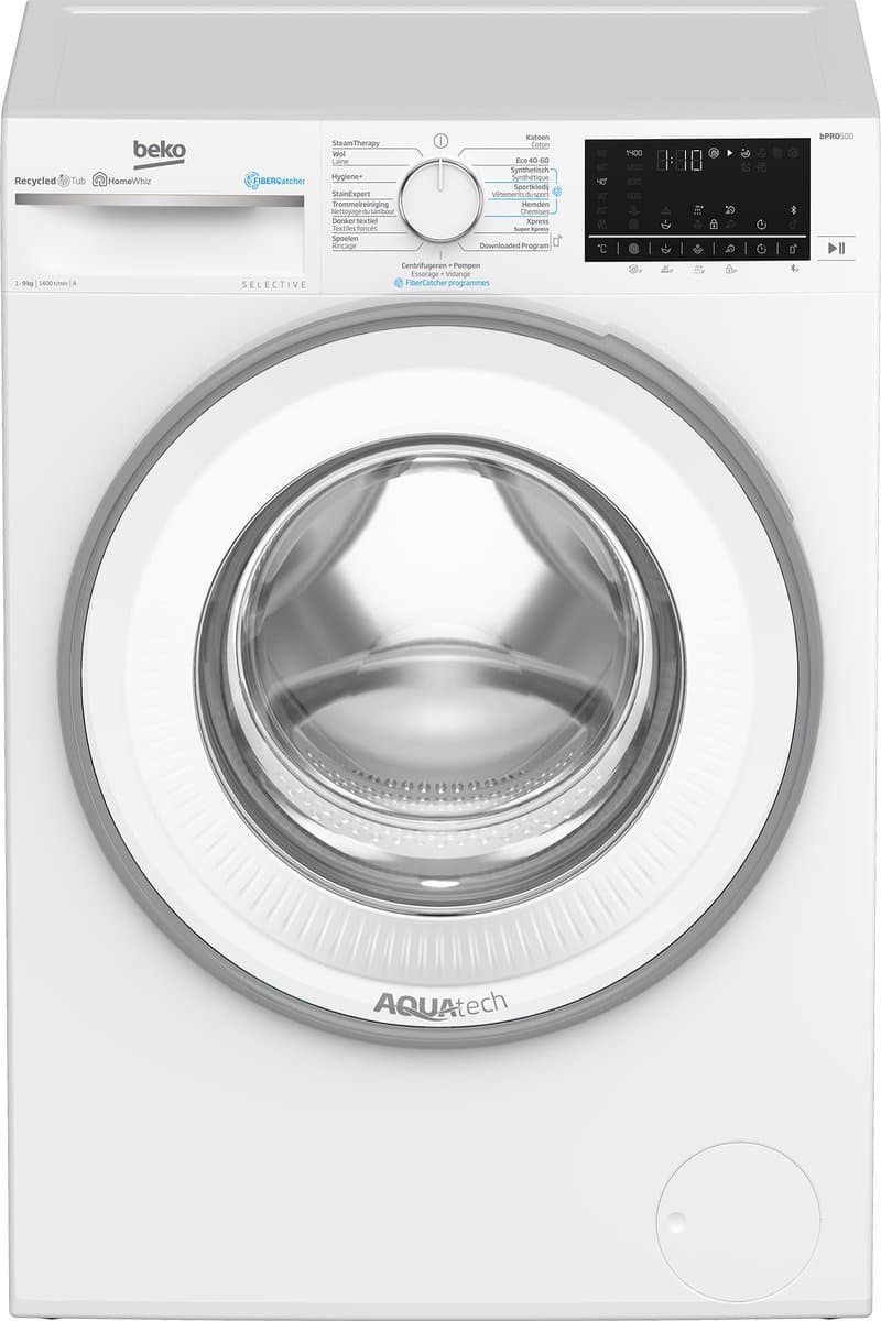 Beko B5WT594189W2 wasmachine Voorlader 9 kg 1400 RPM Wit — afbeelding 1