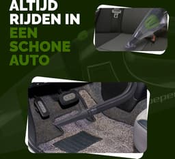 Beper Auto Stofzuiger - Handstofzuiger - Mini Stofzuiger - Stofzuiger Auto - Kruimelzuiger - Kleine Stofzuiger — thumbnail 4