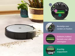 iRobot® Roomba® i1+ Robotstofzuiger - Leegstation - Bediening via app en stem - Geschikt voor huisdieren - i1156 — thumbnail 13
