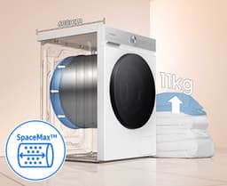 Samsung Bespoke WW11DB8B95GHU3 - 8000 serie - Wasmachine - 40% zuiniger dan energielabel A — thumbnail 10