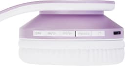 PowerLocus P1 Bluetooth Koptelefoon – Draadloos – Over Ear – Met Microfoon – Inklapbaar - incl. Hoes – Wit/Paars — thumbnail 2