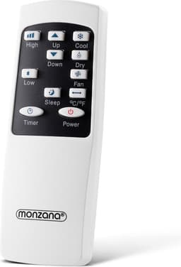 Monzana Mobiele Airco MZKA780 4in1 Afstandsbediening Afvoerslang Slaapmodus — thumbnail 7