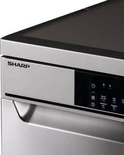 Sharp QWNA1DF45EIEU - Vrijstaande vaatwasser - 60cm - Energielabel E - Topsproeier - Besteklade - RVS deur — thumbnail 16