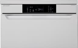 Sharp QWNA1DF45EWEU - vrijstaande vaatwasser - energie label E - 15 couverts - besteklade + topsproeier - wit — thumbnail 11