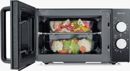 Severin MW 7762 2 Magnetron met Grill – Innovatieve vlakke glazen bodem - Koken op Twee Niveaus - 33% meer inhoud - 20 Liter - Zwart — thumbnail 10