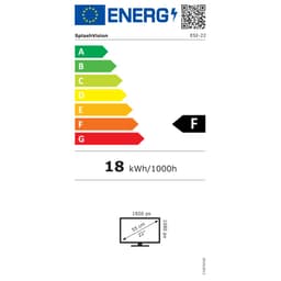 SplashVision® Waterdichte badkamer TV - ESI-22B Android LED Badkamer TV Zwart — thumbnail 2