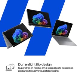 HP OmniBook X Flip NGAI 14-fk0751nd - 2-in-1 Copilot+ Laptop - 14 inch - 1.39 kg - AMD Ryzen AI 5 - 16 GB RAM - 512 GB SSD - Windows 11 Home — thumbnail 14