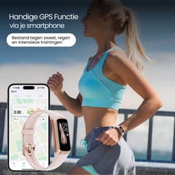 Siltcon® Vitéa Activity Tracker – Stappenteller Horloge - Hartslagmeter – Bloeddrukmeter - Slaapmonitor - Saturatiemeter – Sporthorloge – Smartwatch Dames, Heren & Kinderen - Geschikt voor iOS/Android - RVS - Elke pols - Incl. 2 Bandjes — thumbnail 5