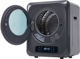 Re-purelife® Compacte Wasdroger met UV-Desinfectie - 6 Programma's - 3-4 kg Capaciteit - Geschikt voor Opbouw of Opstelling - Stille Werking & Helder LED-Display - Grijs — thumbnail 12