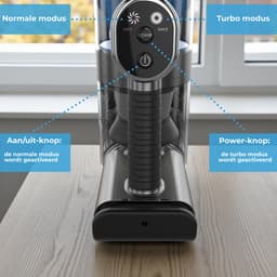 Innova® PowerVac Steelstofzuiger Draadloos - 500 Air Watts - met 4 verschillende opzetstukken - Draadloze Stofzuiger - Zonder zak op accu - Vacuum Cleaner — thumbnail 5