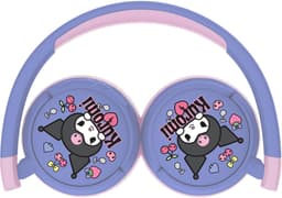 Kuromi - draadloze kinderkoptelefoon - volumebegrenzing - lange batterijduur - microfoon - opvouwbaar - bluetooth — thumbnail 2