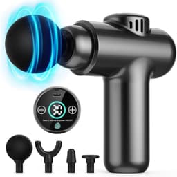 White-Label® Massage Gun Professioneel - Massage Apparaat - Theragun - Zwart — thumbnail 1