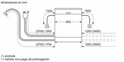 Bosch SMI4ECS28E - Serie 4 - Inbouwvaatwasser - 60 cm - Geborsteld staal - Energielabel A - Home Connect — thumbnail 18