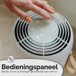 Øvaal Luchtreiniger - Air Purifier - met vervangbaar HEPA13 Filter + koolstoffilter - 250 m³/u - Helpt tegen stof, huisstofmijt, hooikoorts en allergie - Slaapstand en Automatische Stand - Luchtkwaliteit Indicator — thumbnail 8