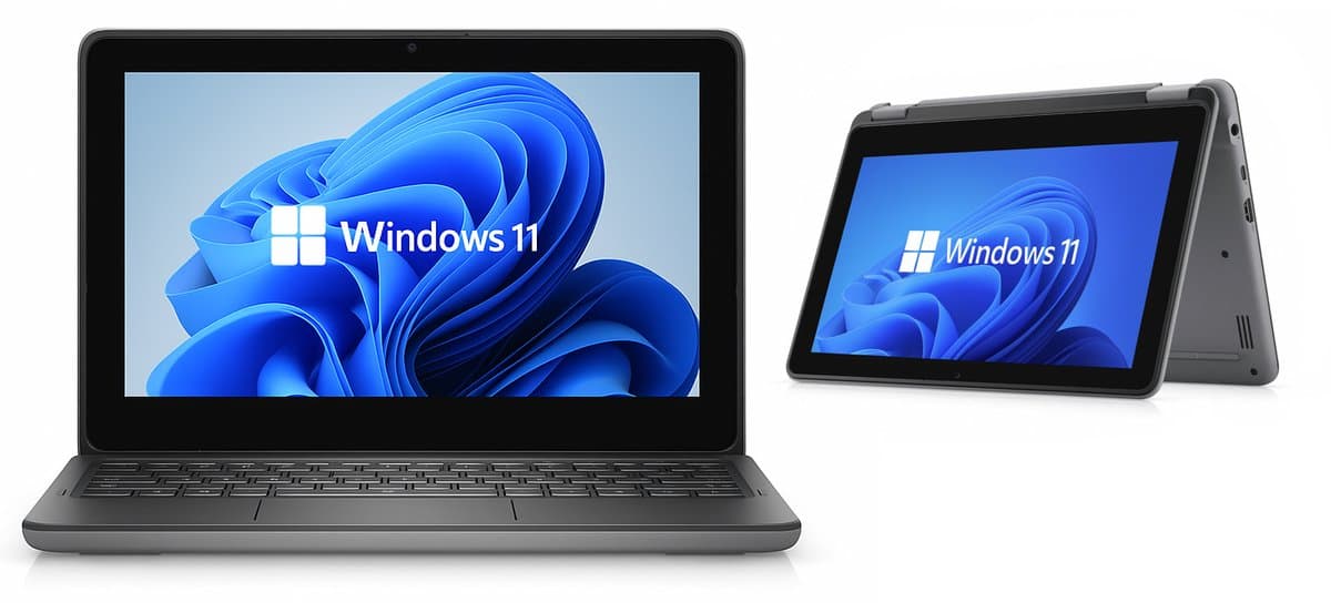Dell Latitude 3120 - 2-in-1 laptop en tablet - 11.6 inch - Intel N6000 - 8GB - 128GB-SSD - Windows 11 — afbeelding 1