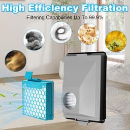 Filter set geschikt voor Miele CX1 Boost - Filter set van 3 stuks –CX FSF HEPA Fijnstoffilter Hygiëne filter (uitblaas) SF HY 60 — thumbnail 6