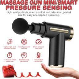 Massage Gun Professioneel - Massage Apparaat - Theragun - Zwart — thumbnail 4