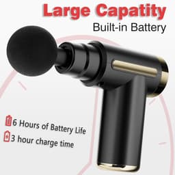 Massage Gun Professioneel - Massage Apparaat - Theragun - Zwart — thumbnail 3