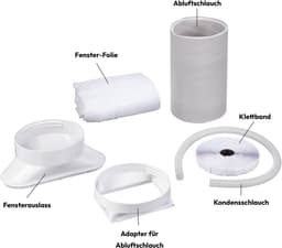 MEDION Smart Mobiele Airco P701 (7000 BTU, 3-in-1, Koelen, Ontvochtigen, Ventileren, tot 25m², incl. Raamafdichtingskit, voor Slaapkamer en Woonkamer, WiFi, App-Functie, Afstandsbediening, MD 37672) — thumbnail 15