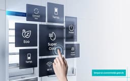 ETNA KCD9194CNF - Koel-vriescombinatie - Energielabel C - 34dB (A) - Metal Tech Cooling - No Frost - Multi-Air Flow - CoolFresh - SmartZone - Super Cool - Fast Freeze - Inverter Compressor - ConnectLife - 284 Liter — thumbnail 11