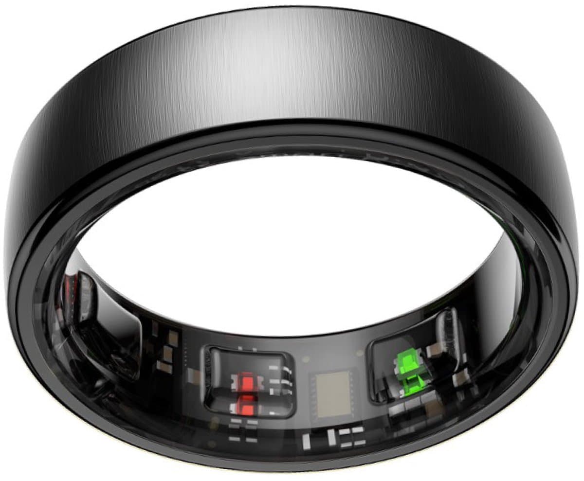 NOLATR Smart Ring NEX – Slimme Ring met Stappenteller, Slaaptracker & Hartslagmeter – Zonder Abonnement – Zwart – Maat 11 — afbeelding 1